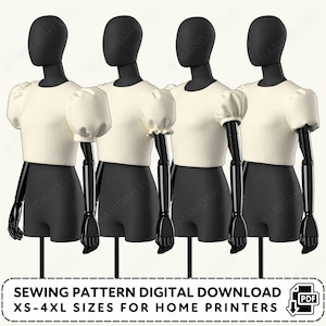 Cosplay Sleeve Pattern Pack | Jumbo Regency Ruffle Puffs Womens XS- 4XL (PDF Digital Download)