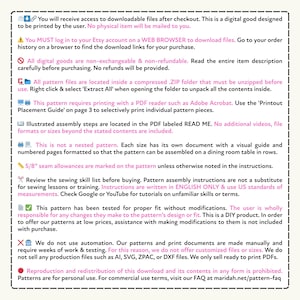 a page of text describing the rules of a printer