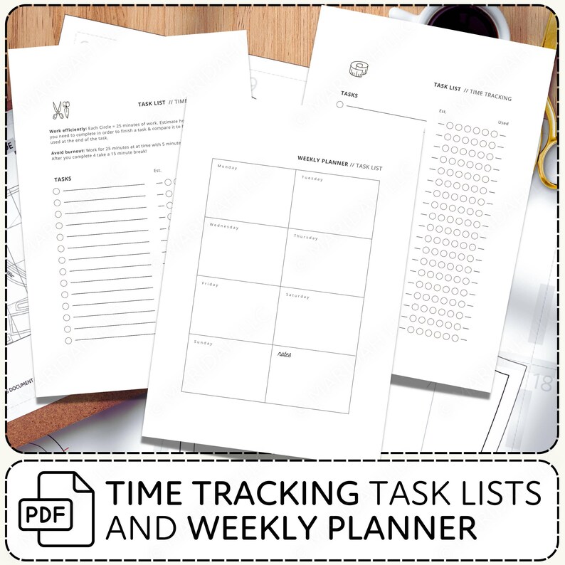 Cosplay Project Planner | PDF Costume Design and Task Organizer Digital Download image 4