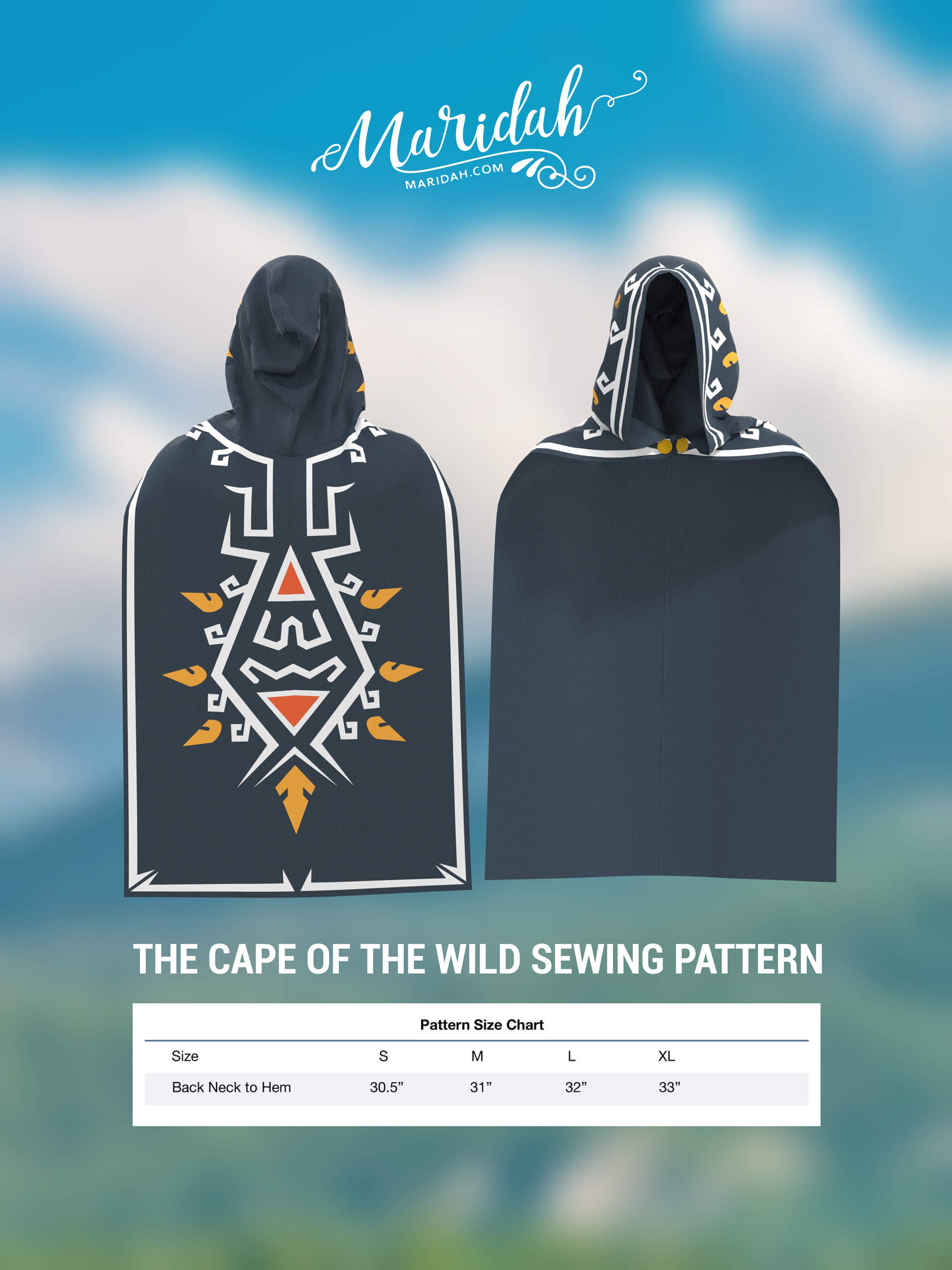 Hylian Hood Sewing Pattern / Link Cosplay / Breath of the Wild Etsy