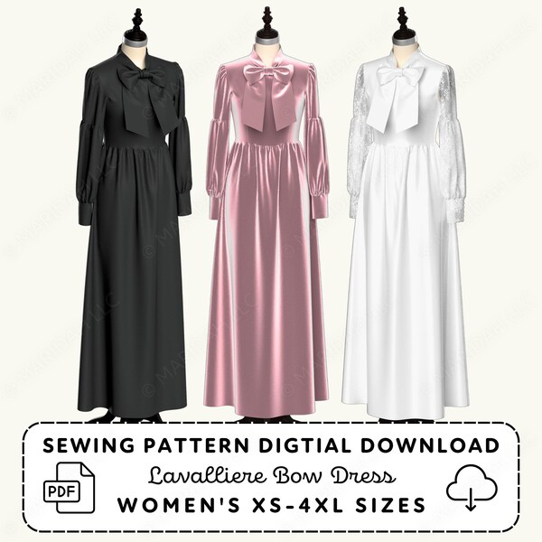 Bow Collar Knit Dress