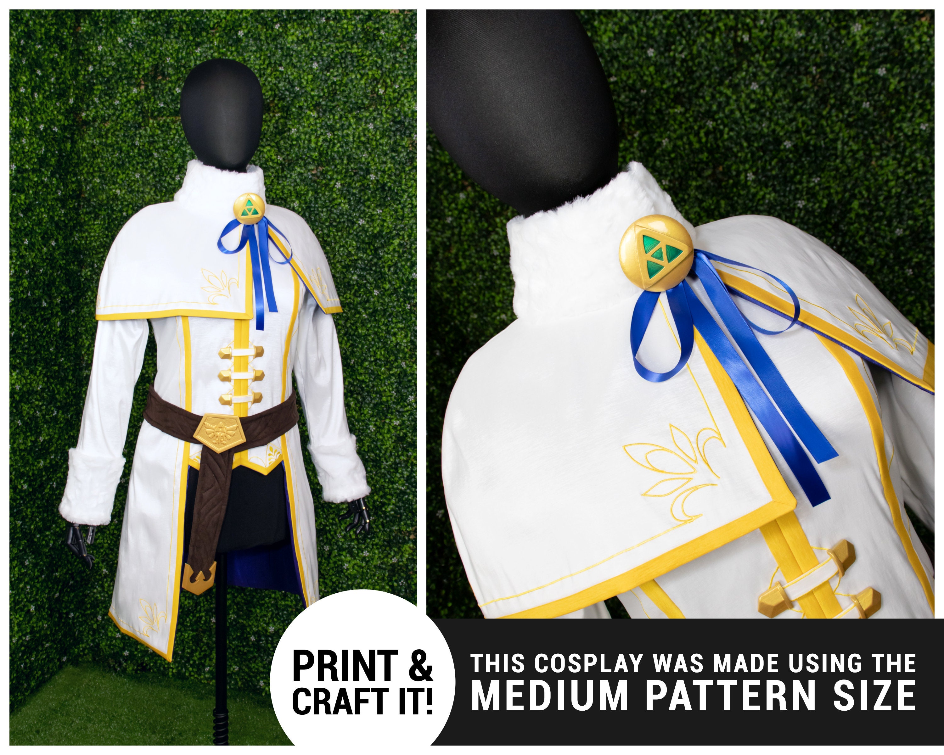 Zelda Winter Coat Sewing Pattern / Breath of the Wild Zelda / Etsy