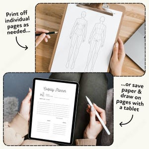 Cosplay Project Planner | PDF Costume Design and Task Organizer Digital Download image 5