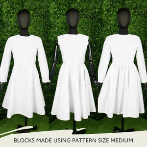 Cosplay Dress Pattern Bundle A Womens XS-4XL PDF Cosplay Pattern Digital Download Print at Home Pattern image 5