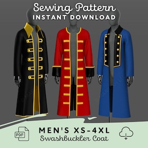 Buy BingYELH Men's Steampunk Vintage Tailcoat Jacket Gothic Victorian Frock Black Steampunk Buttons Coat Uniform Costume