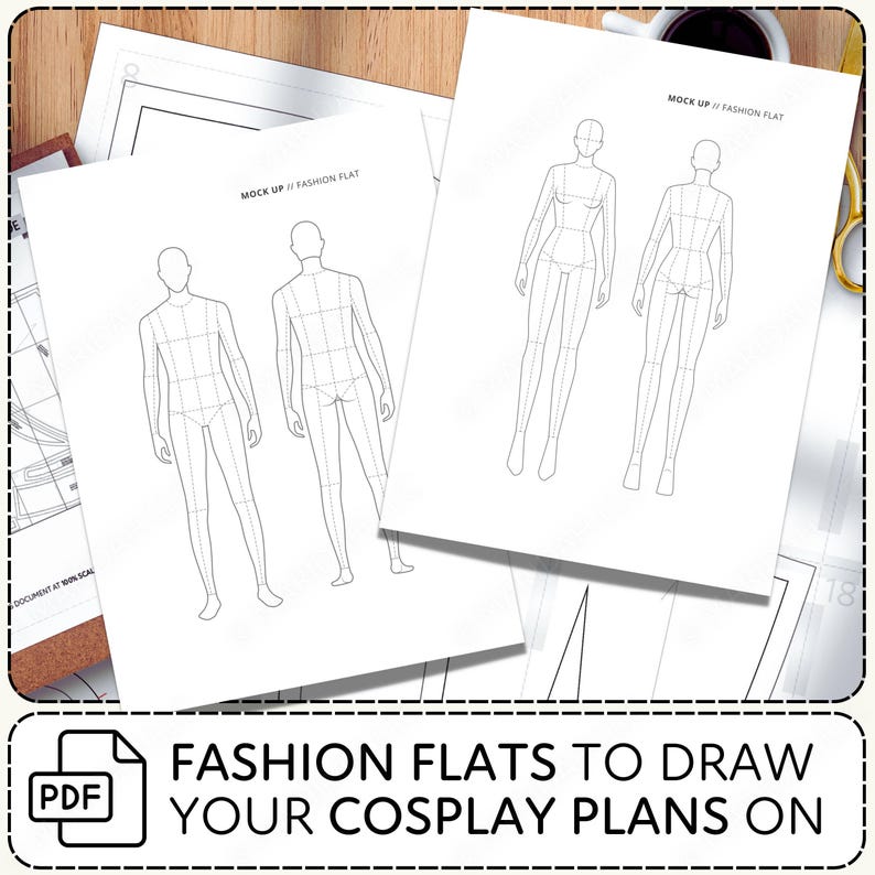 Cosplay Project Planner | PDF Costume Design and Task Organizer Digital Download image 2
