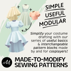 High Low Circle Skirt Pattern Set Womens XS-4XL PDF Cosplay Pattern ...