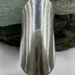 Sterling Silver Saddle Ring sz 7.75 (4832)