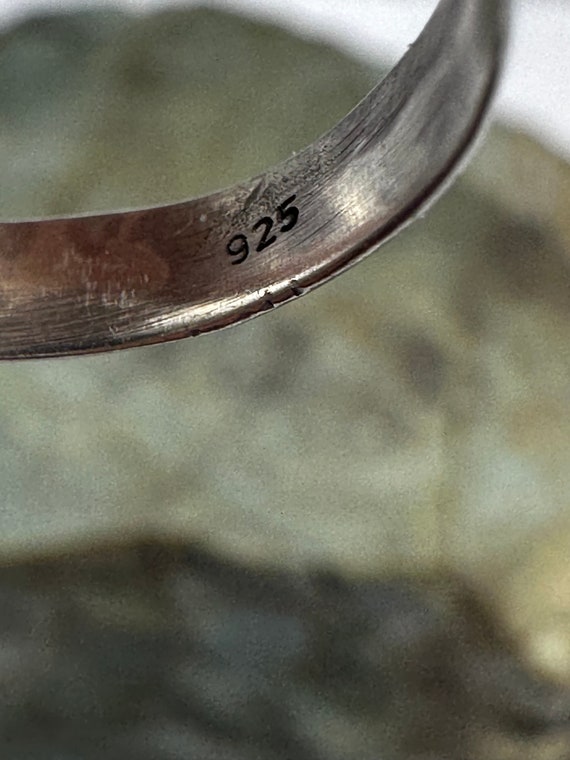 Sterling Silver and Oval Lapis Lazuli Statement R… - image 6