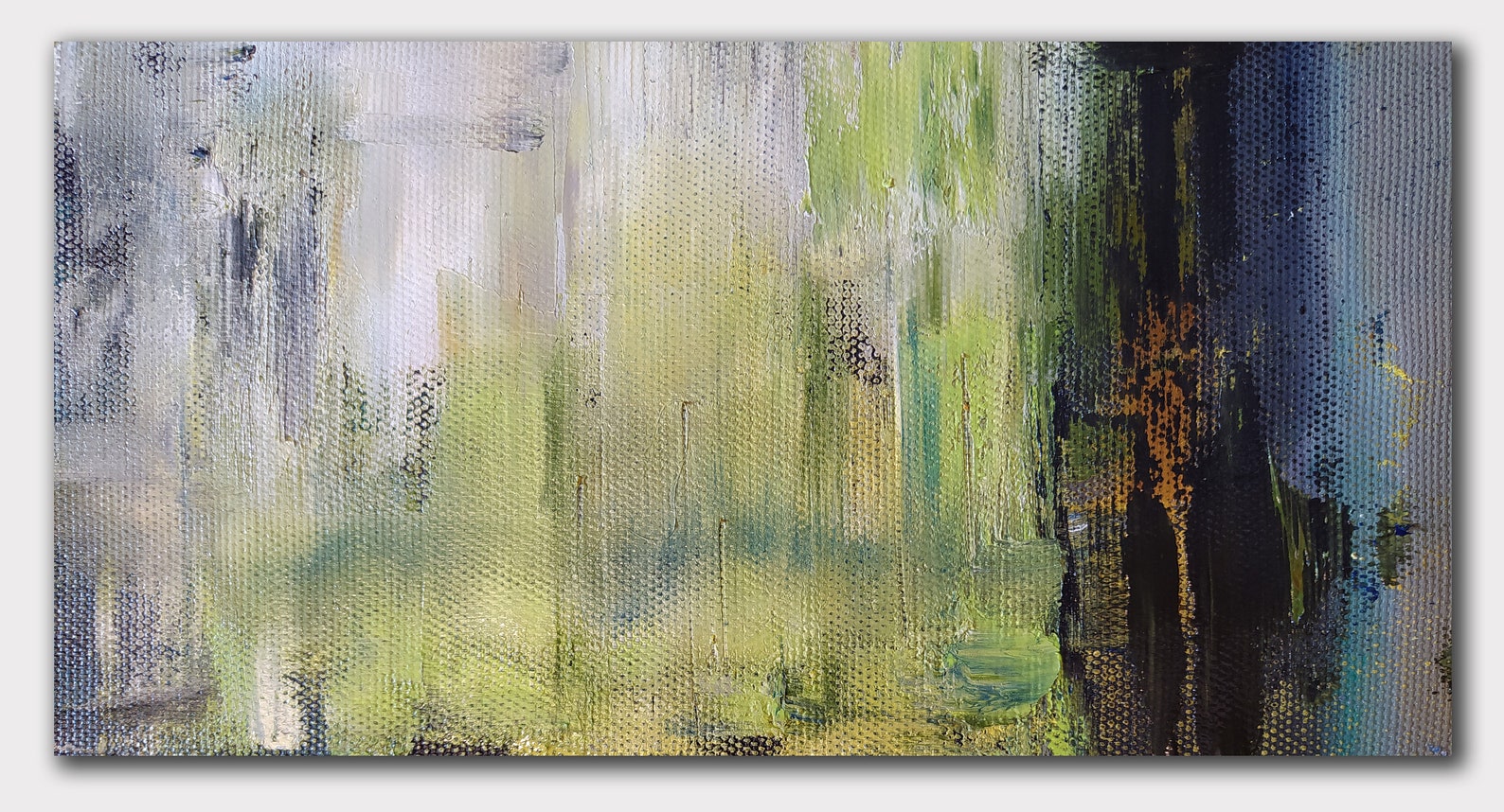 Panoramic Art Original Modern Art Office Decor for Men Etsy