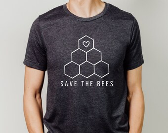 Save the Bees T-Shirt: Unisex Jersey Gardening Tee
