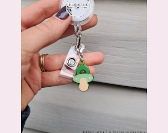 Pacifier Badge Reel Charm, NICU Nurse Gift, Labor and Delivery Badge Flair