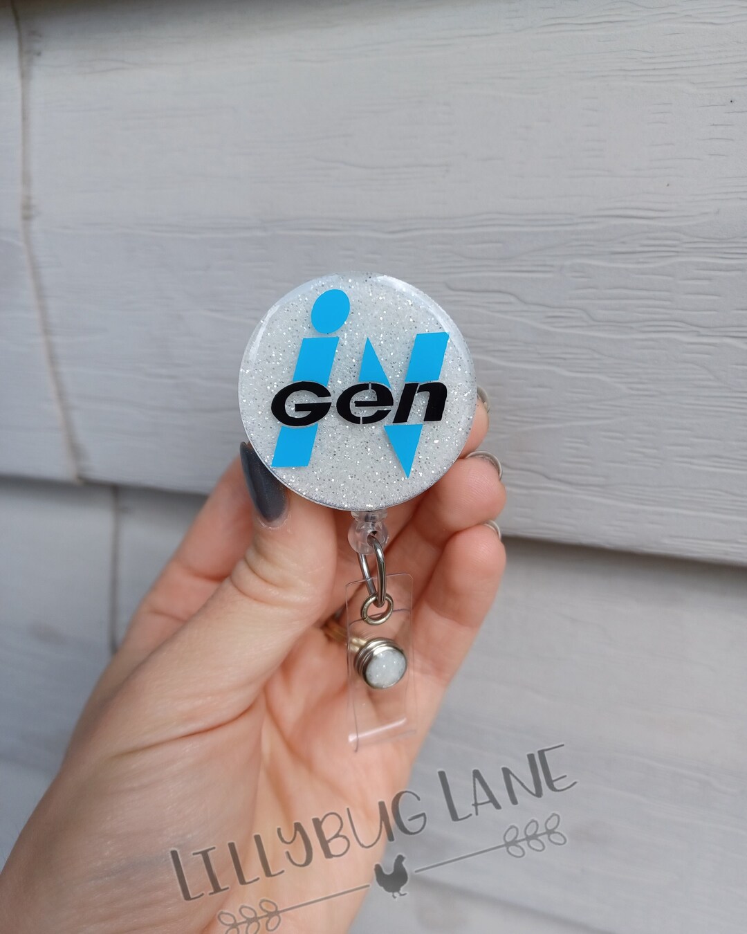 Dinosaur Company Badge Reel ID Holder Etsy