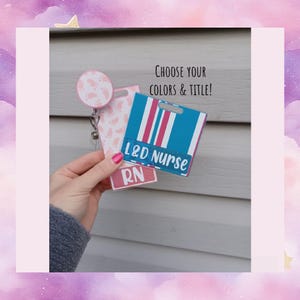Baby Feet Badge Buddy, Labor and Delivery Nurse, NICU Nurse Gift, Postpartum Badge Holder