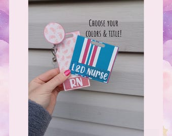 Baby Feet Badge Buddy, Labor and Delivery Nurse, NICU Nurse Gift, Postpartum Badge Holder