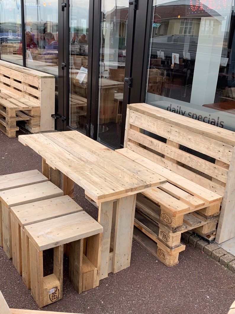 Pallet garden/ restaurant furniture Etsy