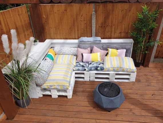 Pallet Garden Furniture Etsy