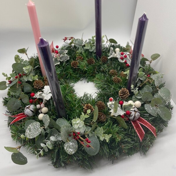 Advent Wreath Etsy