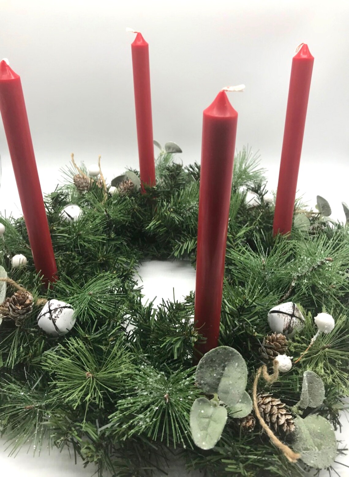 Advent Wreath 15 Small Advent Wreath for Dining Table Etsy