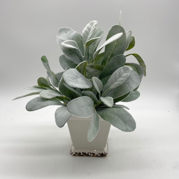 Small Artificial Plants in Container Etsy