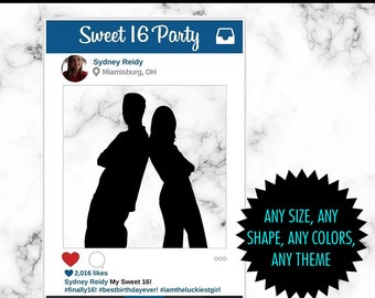 CUSTOMIZED Instagram/ Social Media / Or Event Frame- Any Occasion