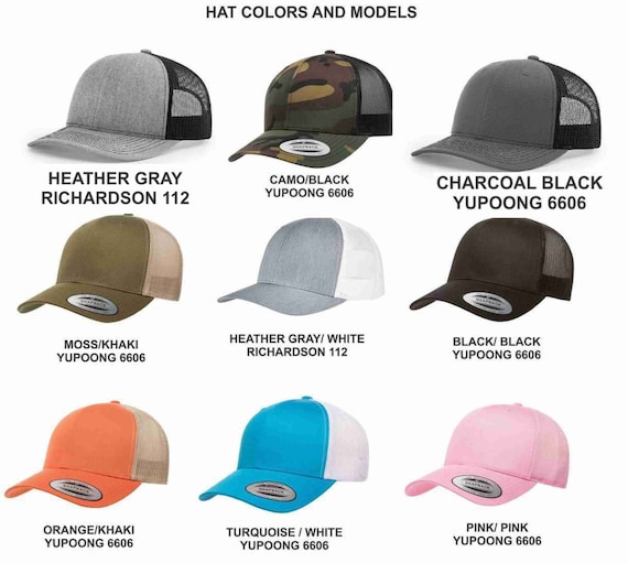 Your Custom Brand Leather Ear Tag Trucker Hat Personalized