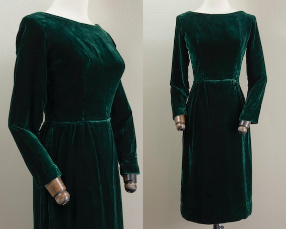green velvet wiggle dress Georgina Formal Velvet Long Dress main image 0