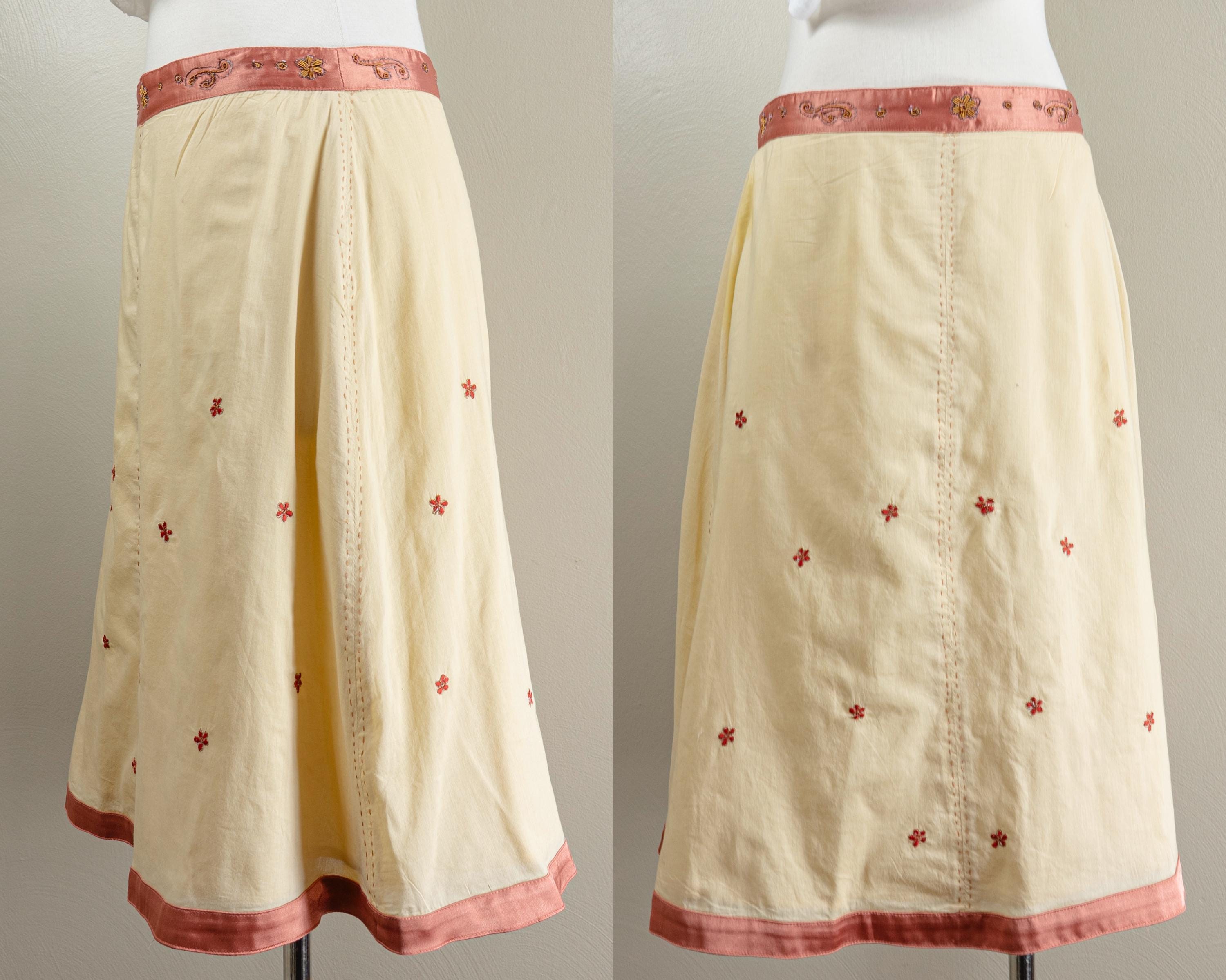 Y2k Floral Skirt - Etsy