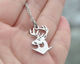 deer necklace
