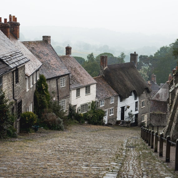 Shaftesbury Gold Hill Wall Art Print England Photography Etsy