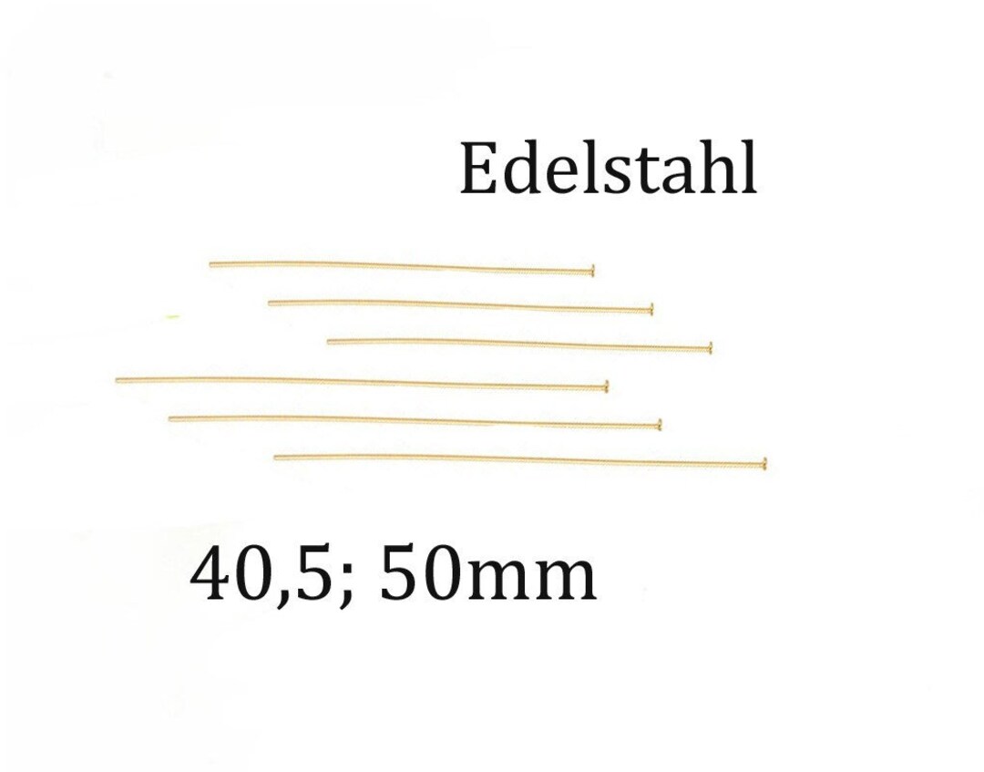 30x Rivet Pins Made of Stainless Steel Flat Head 40.5 or 50 Mm 2 Sizes ...