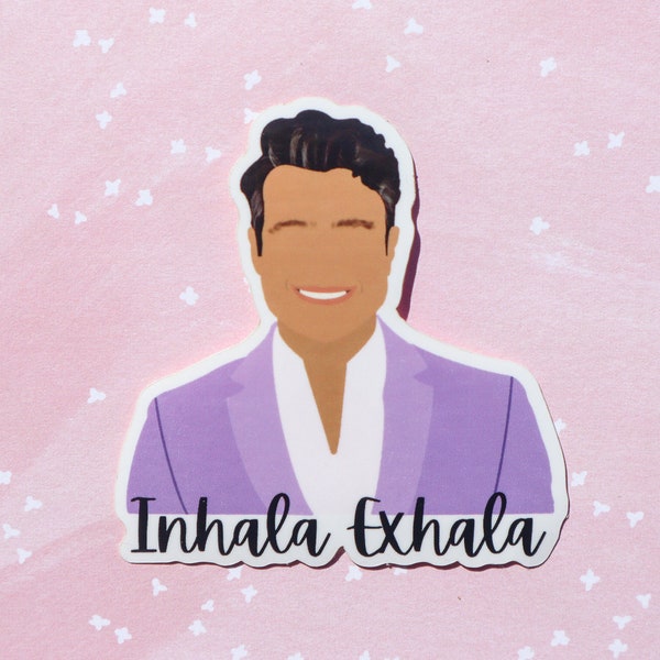 Jane the Virgin ~ Rogelio De La Vega Inhala Exhala Vinyl Sticker