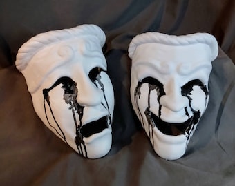 SCP - 035 Mask / Greek Comedy & Tragedy Masks  / Theater masks