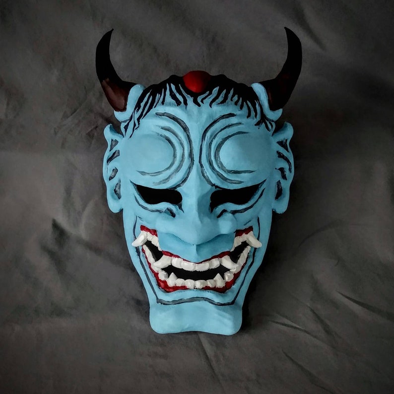 Máscara Hannya / Máscara Japonesa Noh Wearable / Demonio Oni Etsy