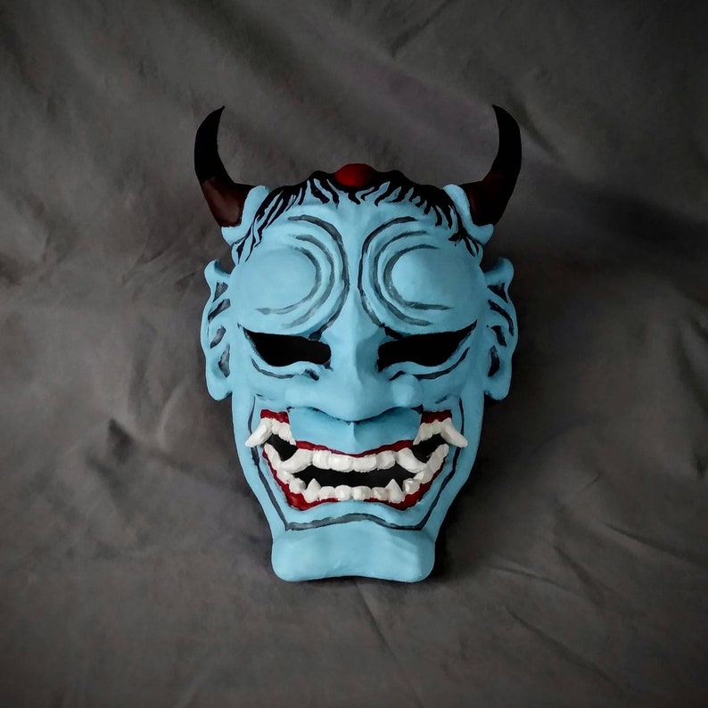 Máscara Hannya / Máscara Japonesa Noh Wearable / Demonio Oni Etsy