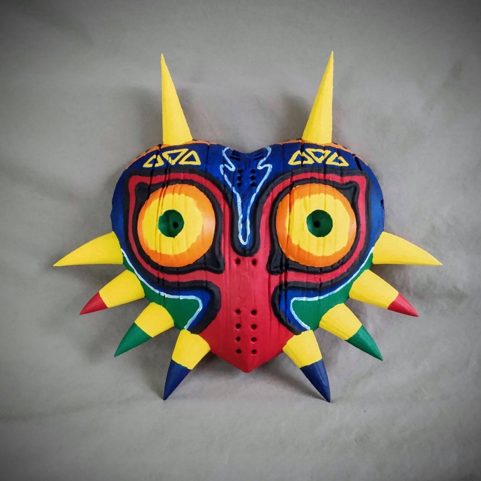 Majora's Mask Replica / Hand Painted Majora Mask - Etsy