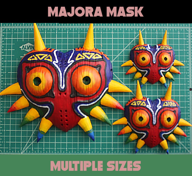 Majora's Mask Replica / Hand Painted Majora Mask | Etsy