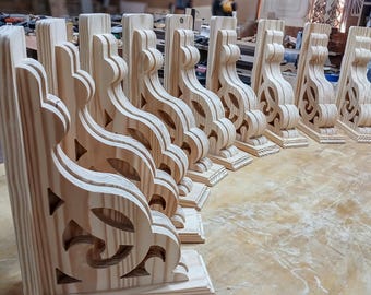 Bulkbestelling corbel - houten console, 'The Orleans'