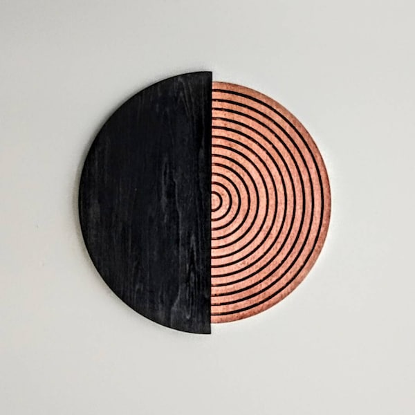 Modern Wood Art Etsy