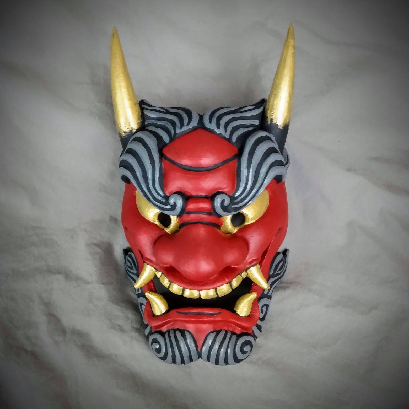 Traditional Mask / Bushido Mask / Japanese Theater Mask - Etsy