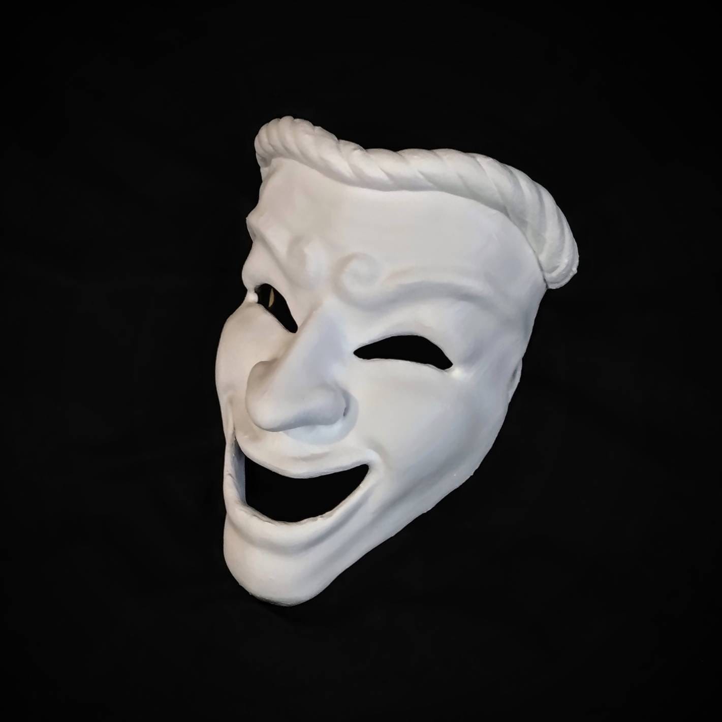 Greek Comedy Mask Theater Mask - Etsy