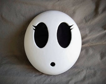 Wearable Shy Gal Mask / Mario inspired Mask