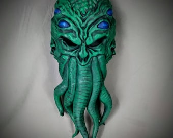 Green Cthulhu Mask / Cthulu Mask