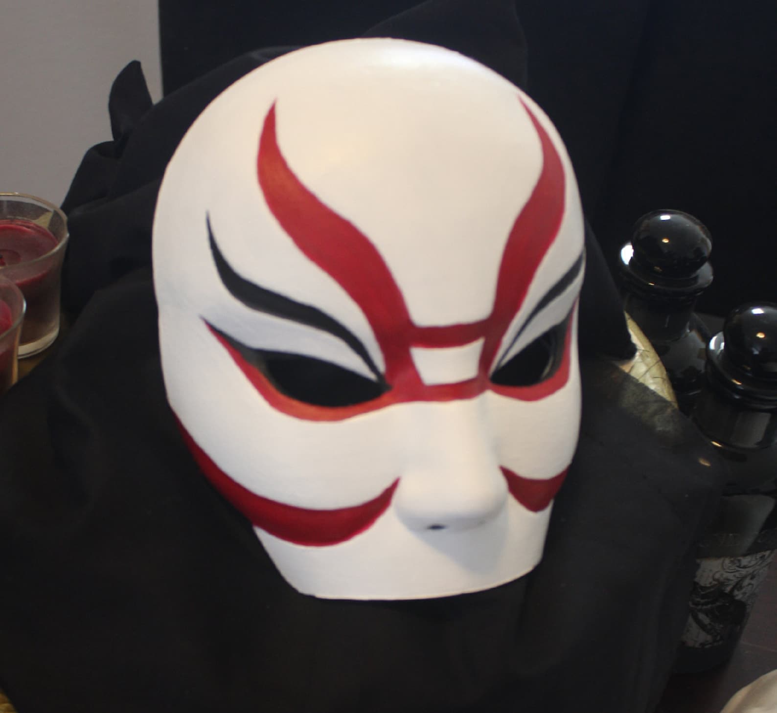 Japanese Yokai Mask / Big Hero Inspired / Wearable Mask Etsy