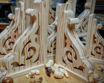 Bulkbestelling corbel - houten console, 'The Atlanta'