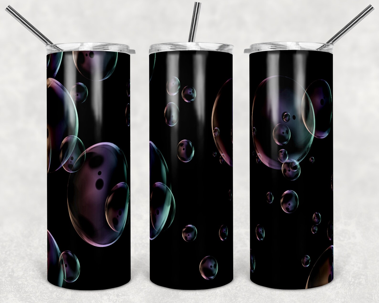 Bubbles Tumbler Digital Design Etsy