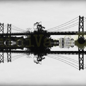 I-74 Bridge, Watermark will be removed, River Bridge, Mississipi River, Quad Cities, Moline, Bettendorf, Davenport, Prints, Black and White