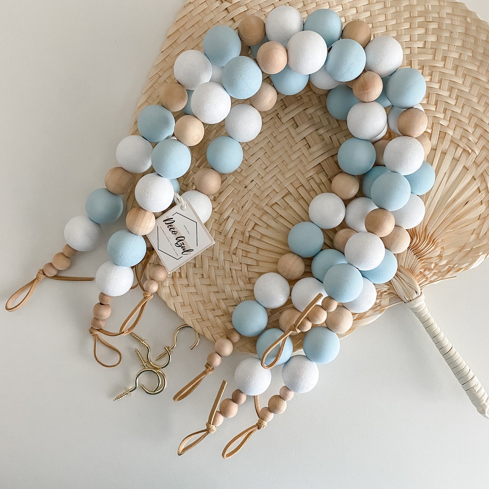 Light Blue Curtain Tie Backs Nursery Decor Boy Blue Curtain Etsy