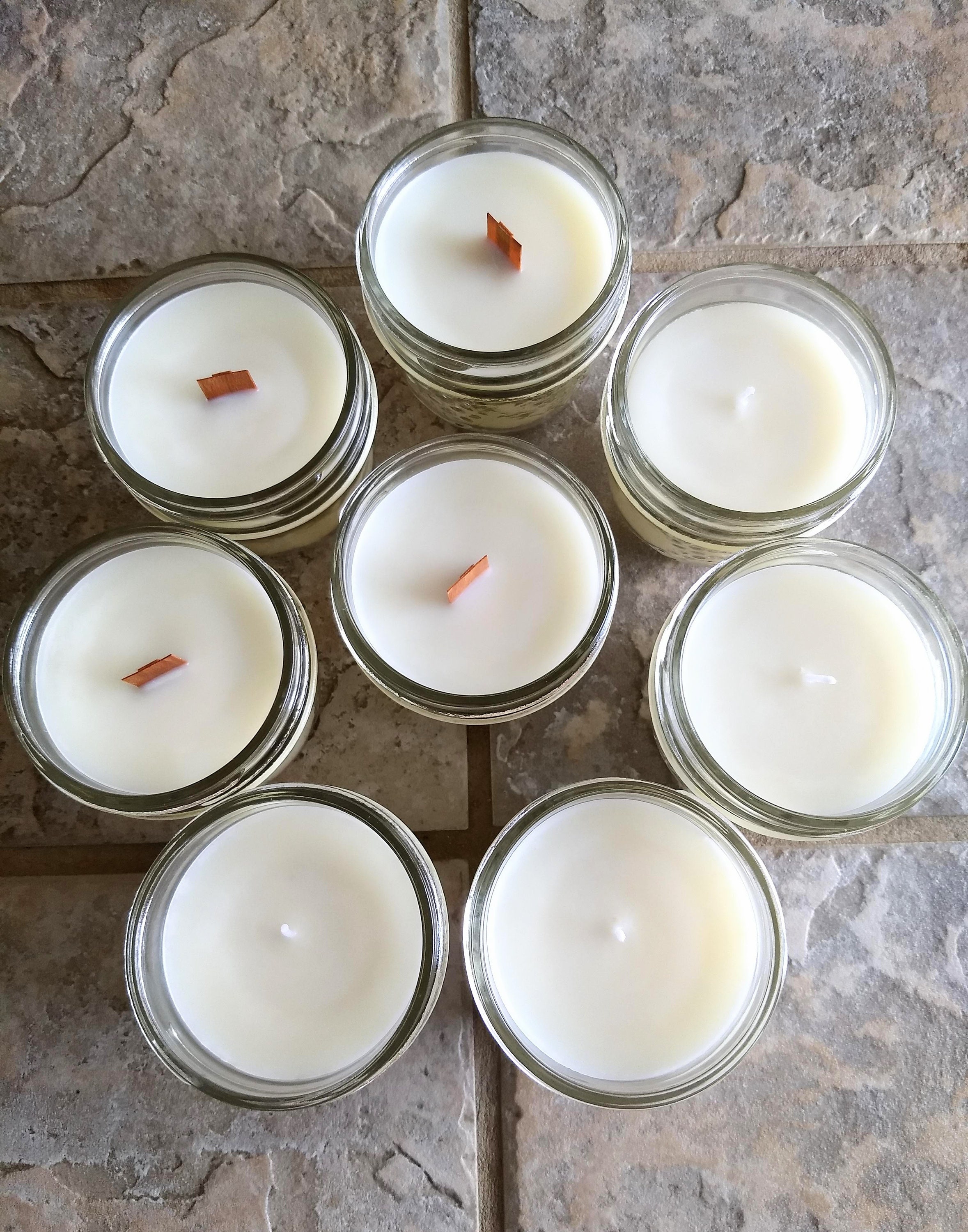 Tallow candles bulk 12pack scentfree 4oz mason jar Etsy