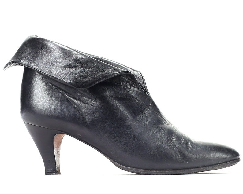 midi heel ankle boots